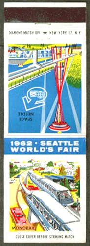 Seller image for Monorail Seattle World's Fair 1962 matchcover for sale by The Jumping Frog