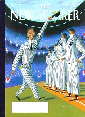 Immagine del venditore per New Yorker cover Mark Ulriksen Alex Rodriquez joins Yankee line-up 4/5 2004 venduto da The Jumping Frog