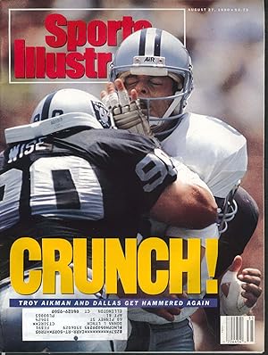 Seller image for SPORTS ILLUSTRATED Troy Aikman Lou Holtz Betsy King Jim Leyland 8/27 1990 for sale by The Jumping Frog