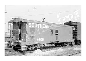 Seller image for Southern Railway bay-window caboose #X608 5x7" photo June 28 1969 for sale by The Jumping Frog