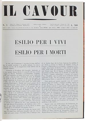 IL CAVOUR. Pubblicazione Mensile. Anno 1973 completo.: