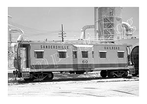 Seller image for Sandersville Railroad bay-window caboose #60 5x7" photo June 30 1970 for sale by The Jumping Frog