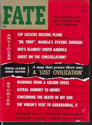 Seller image for FATE #190 Lost Civilization ESP UFO Psychic Surgery Ghosts etc 1 1966 for sale by The Jumping Frog