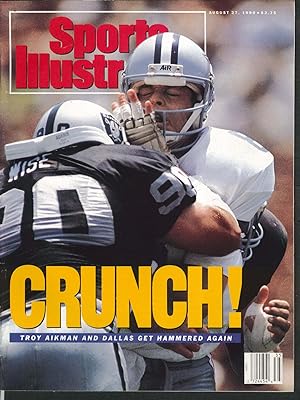 Seller image for SPORTS ILLUSTRATED Troy Aikman Lou Holtz Betsy King Jim Leyland ++ 8/27 1990 for sale by The Jumping Frog