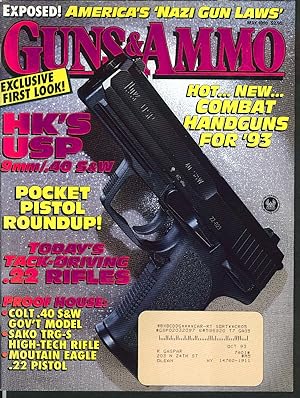 Immagine del venditore per GUNS & AMMO Heckler & Hock USP Colt .40 S&W Sako TRG-S Mountain Eagle .22 5 1993 venduto da The Jumping Frog