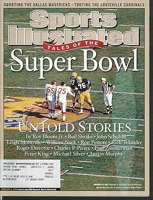 Seller image for SPORTS ILLUSTRATED Super Bowl Roy Blount Bud Shrake John Schulian ++ 2/2 2004 for sale by The Jumping Frog