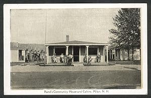 Seller image for Rand's Community House & Cabins Milan NH postcard 1930s for sale by The Jumping Frog