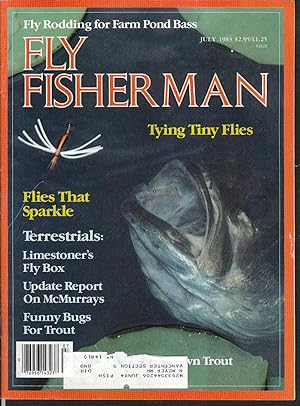 Seller image for FLY FISHERMAN Limestoner Fly Box McMurrays Trout Funny Bugs 7 1983 for sale by The Jumping Frog