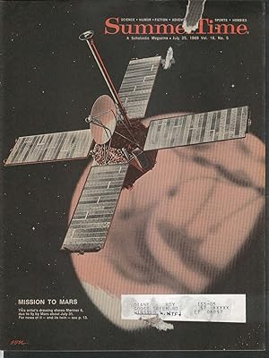 Seller image for SUMMERTIME V16n5 Scholastic Magazine Mariner 6 Mars Herbie Love Bug 7/25 1969 for sale by The Jumping Frog