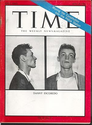 Seller image for TIME Danny Escobedo McNamara Vietnam Esther Peterson Gary Indiana + 4/29 1966 for sale by The Jumping Frog