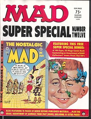 Bild des Verkufers fr MAD SUPER SPECIAL #12 Nostalgic comic #2 All in the Family Don Martin 1973 zum Verkauf von The Jumping Frog