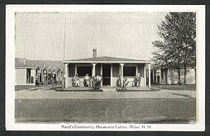 Seller image for Rand's Community House & Cabins Milan NH postcard 1920s for sale by The Jumping Frog
