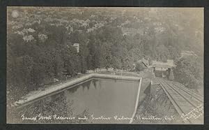 Bild des Verkufers fr James St Reservoir Incline Railway Hamilton Ontario Canada RPPC postcard 1930s zum Verkauf von The Jumping Frog