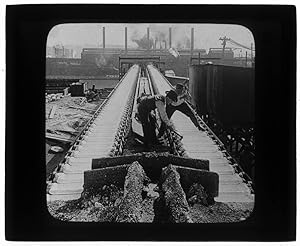 Seller image for Keystone Lantern Slide View Modern Pig Iron Machine Pittsburgh PA for sale by The Jumping Frog