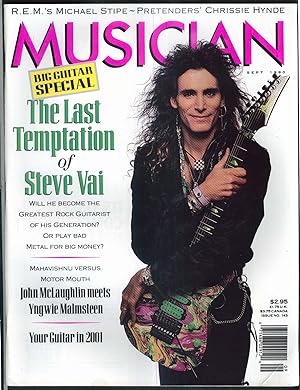 Immagine del venditore per MUSICIAN Steve Vai John McLaughlin Yngwie Malmsteen Michael Stipe ++ 9 1990 venduto da The Jumping Frog