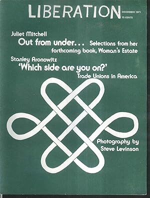 Immagine del venditore per LIBERATION Juliet Mitchell Woman's Estate Stanley Aronowitz Todd Gitlin 12 1971 venduto da The Jumping Frog