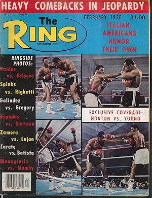 Seller image for The RING Norton Young Valdes Briscoe Spinks Righetti Galindez Gregory ++ 2 1978 for sale by The Jumping Frog