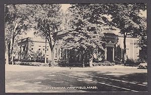 Seller image for Athenaeum Westfield MA postcard 1920s for sale by The Jumping Frog