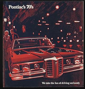 Seller image for 1970 Pontiac Grand Prix Bonneville Executive Catalina GTO Le Mans brochure for sale by The Jumping Frog