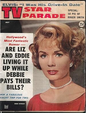 Seller image for TV STAR PARADE Debbie Reynolds Eddie Fisher Liz Taylor Elvis Presley 7 1950 for sale by The Jumping Frog