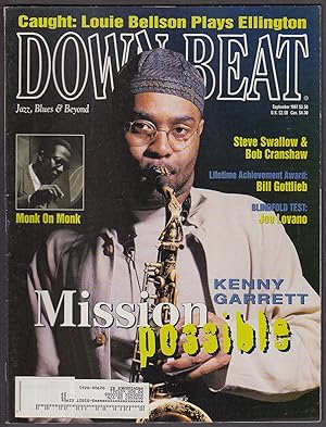 Image du vendeur pour DOWN BEAT Kenny Garrett Thelonious Monk Bill Gottlieb Joe Lovano 9 1997 mis en vente par The Jumping Frog