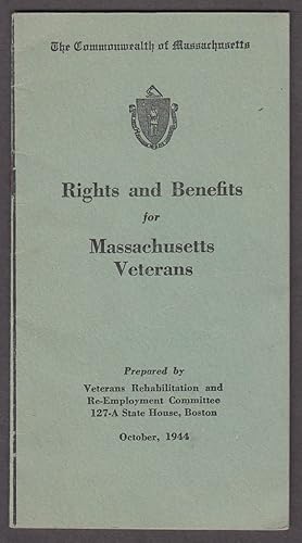 Bild des Verkufers fr Rights & Benefits of Massachusetts Veterans 10 1944 zum Verkauf von The Jumping Frog