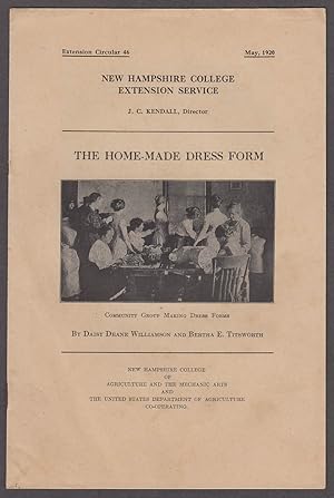 Bild des Verkufers fr The Home-Made Dress Form New Hampshire College Bulletin 1920 zum Verkauf von The Jumping Frog