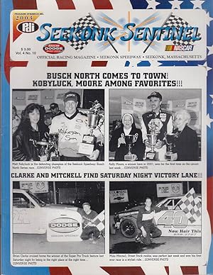 Imagen del vendedor de Seekonk Speedway Sentinel 7/26 2003 Brian Clarke Mike Mitchell Tyler Thompson a la venta por The Jumping Frog