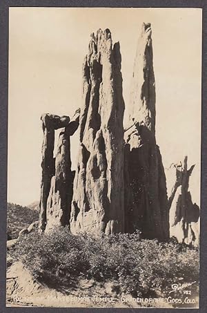 Immagine del venditore per Ruins of Montezuma's Temple Garden of the Gods CO RPPC postcard 1950s venduto da The Jumping Frog