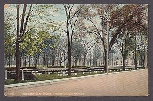 Seller image for Gun Yard Rock Island Arsenal Davenport IA postcard 1910s for sale by The Jumping Frog