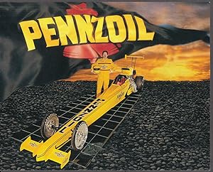 Seller image for Bill Kent Pennzoil Racing Eliminator Dragster NHRA promotional card 1995 for sale by The Jumping Frog
