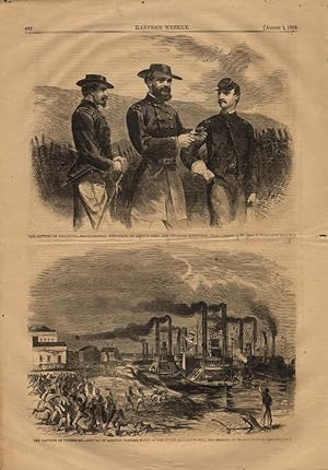 Bild des Verkufers fr HARPER'S WEEKLY 8/1 1863 Gen McPherson & Capture of Vicksburg Adm Porter fleet zum Verkauf von The Jumping Frog