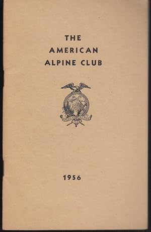 Seller image for American Alpine Club By-Laws & Register 1956 for sale by The Jumping Frog