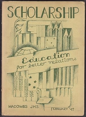 Seller image for SCHOLARSHIP Macomb's Junior High School Bronx NY Literary Magazine 2 1947 for sale by The Jumping Frog