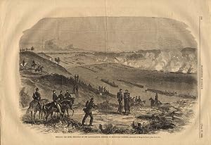 Bild des Verkufers fr HARPER'S WEEKLY 6/27 1863 Shelling Rebel Rifle-Pits on Rappahannock zum Verkauf von The Jumping Frog
