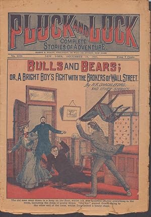 Seller image for PLUCK & LUCK 12/14 1921 pulp magazine Bulls & Bears by H K Shackleford for sale by The Jumping Frog