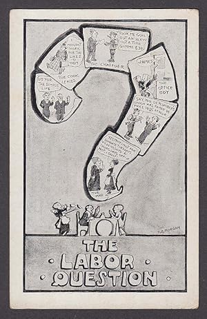 Seller image for The Labor Question Unions F R Morgan comic postcard 1910s for sale by The Jumping Frog