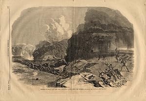 Bild des Verkufers fr HARPER'S WEEKLY 6/27 1863 Effects of shells on Rebel Rifle-Pits after crossing zum Verkauf von The Jumping Frog