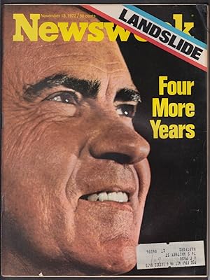 Seller image for NEWSWEEK Richard Nixon Vietnam Sadat Andrei Sakharov IBM Columbo 11/13 1972 for sale by The Jumping Frog