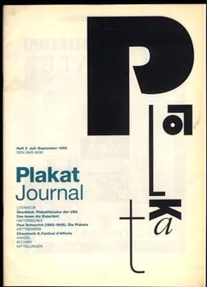 Seller image for PLAKAT poster JOURNAL Q3 1995 Paul Scheurich; poster reference books for sale by The Jumping Frog