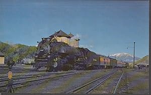 Bild des Verkufers fr Denver & Rio Grande Western RR Baldwin 4-8-4 #1804 Royal Gorge train card 1971 zum Verkauf von The Jumping Frog