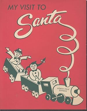 Imagen del vendedor de My Visit to Santa North Pole Express color photo in folder 1949 a la venta por The Jumping Frog