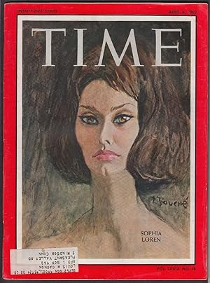 Immagine del venditore per TIME Sophia Loren Supreme Court JFK Jackie Kennedy Algiers Vietnam + 4/6 1962 venduto da The Jumping Frog