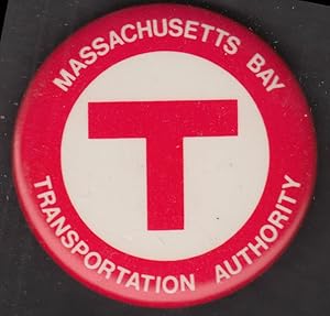 Imagen del vendedor de Massachuestts Bay Transportation Authority pinback button a la venta por The Jumping Frog