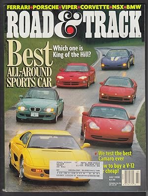 Image du vendeur pour ROAD & TRACK Acura NSX BMW M Corvette Viper Ferrari F355 F1 Porsche 911 + 7 1998 mis en vente par The Jumping Frog