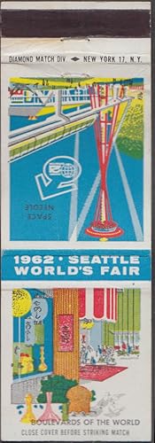 Seller image for Boulevards of the World 1962 Seattle World's Fair Space Needle matchcover for sale by The Jumping Frog