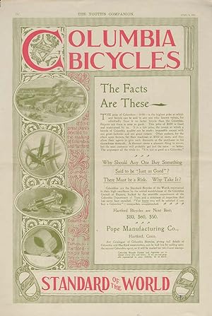 Seller image for The Facts Are These - Columbia Bicycles ad 1896 for sale by The Jumping Frog
