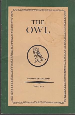 Immagine del venditore per The OWL: University of Santa Clara literary magazine Winter 1960 venduto da The Jumping Frog