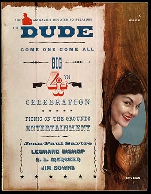 Seller image for THE DUDE 7 1957 H L Mencken Anna Magnani Jean-Paul Sartre Laura Raymond foldout for sale by The Jumping Frog