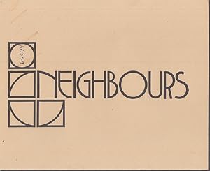 Seller image for Neighbors Restaurant Toronto ON menu 1979 for sale by The Jumping Frog